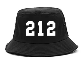 212 New York Area Code Bucket Hat