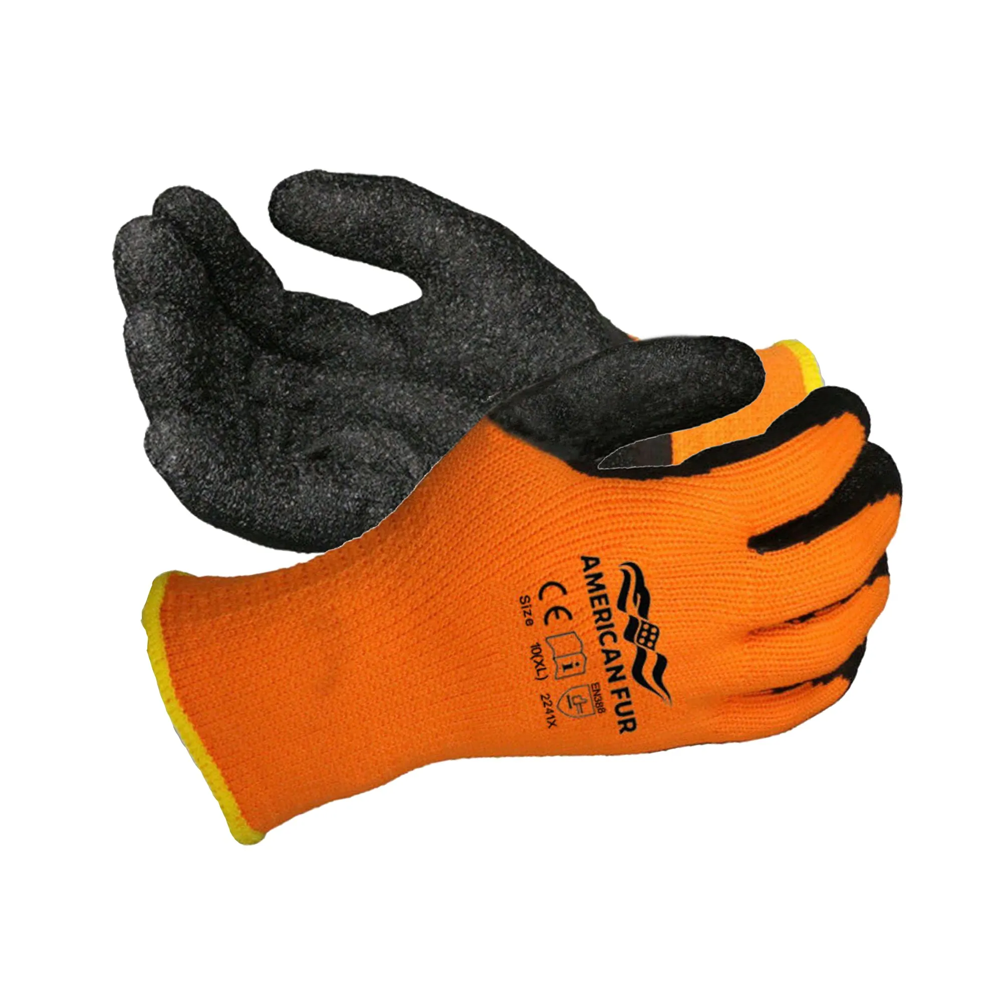 7 Gauge Thermal Liner Rough Latex Grip Winter Use