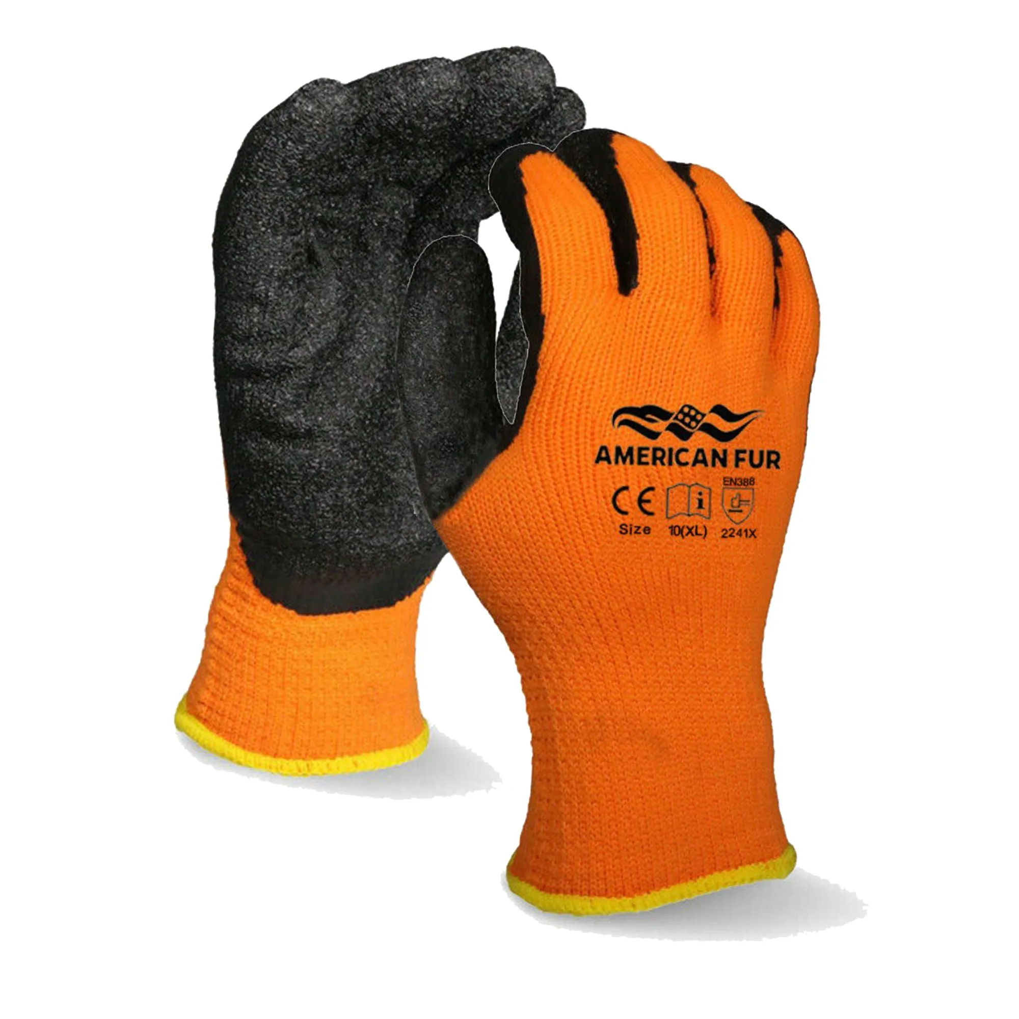 7 Gauge Thermal Liner Rough Latex Grip Winter Use