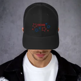 Adult Trucker Cap in Black “Freedom”