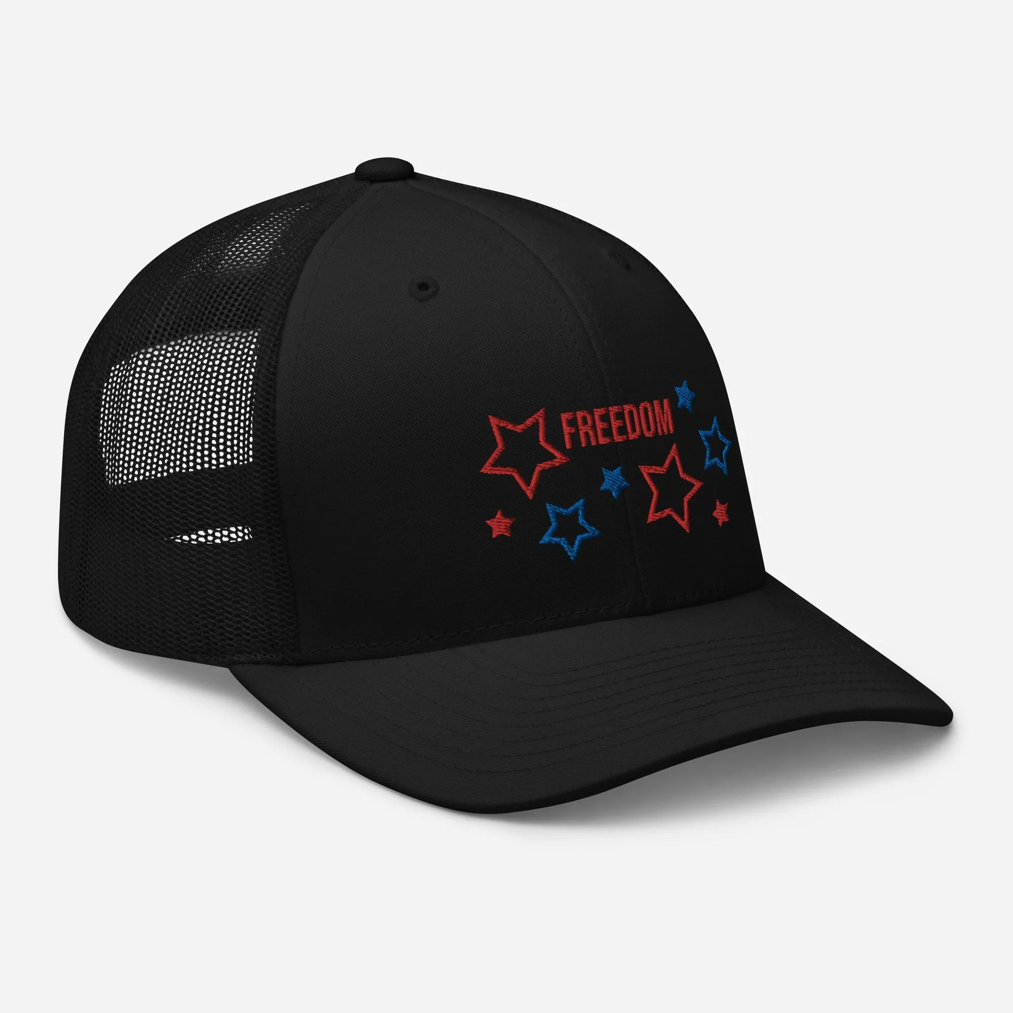 Adult Trucker Cap in Black “Freedom”