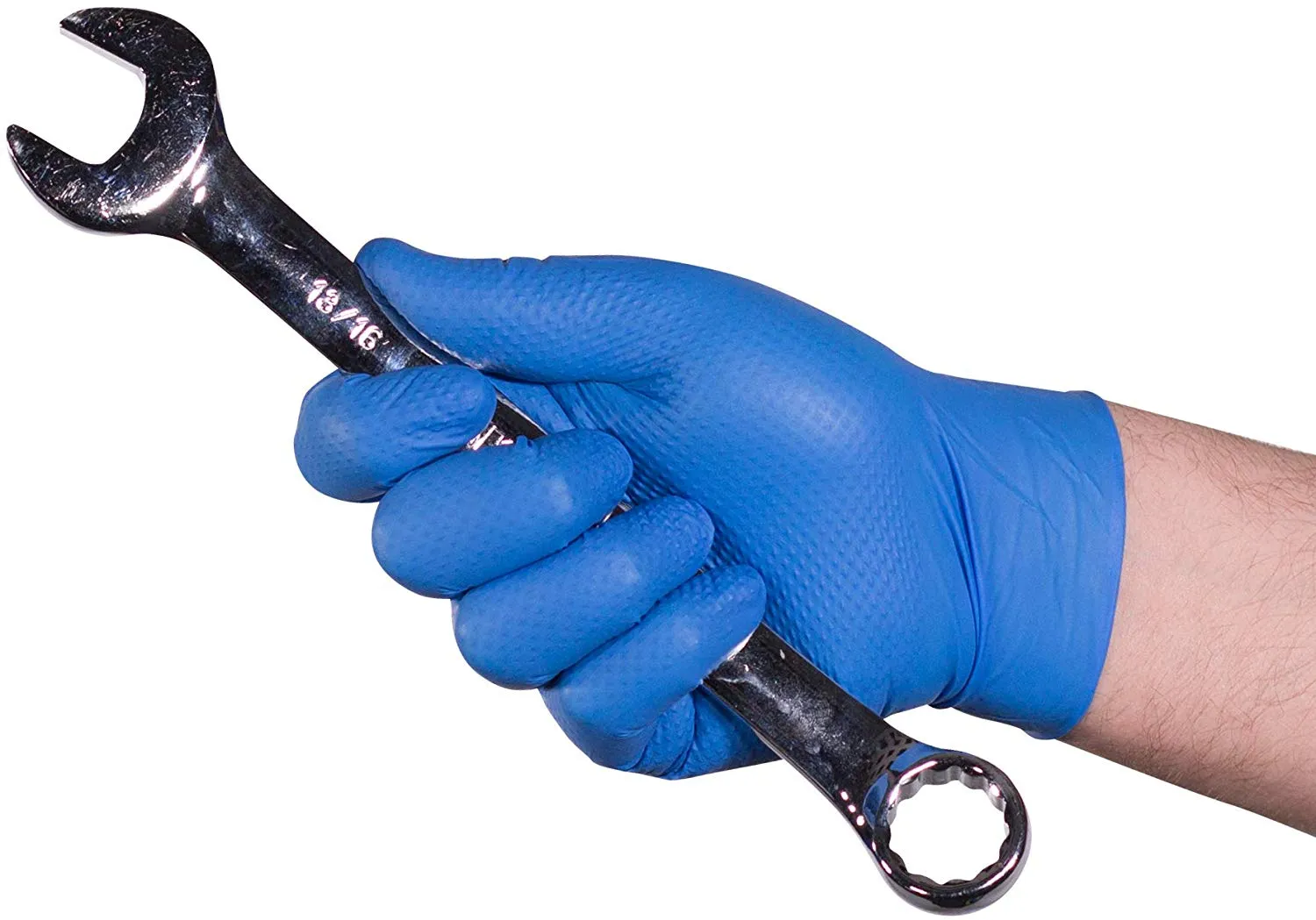 AMMEX® Gloveworks® Heavy Duty Royal Blue Nitrile Gloves