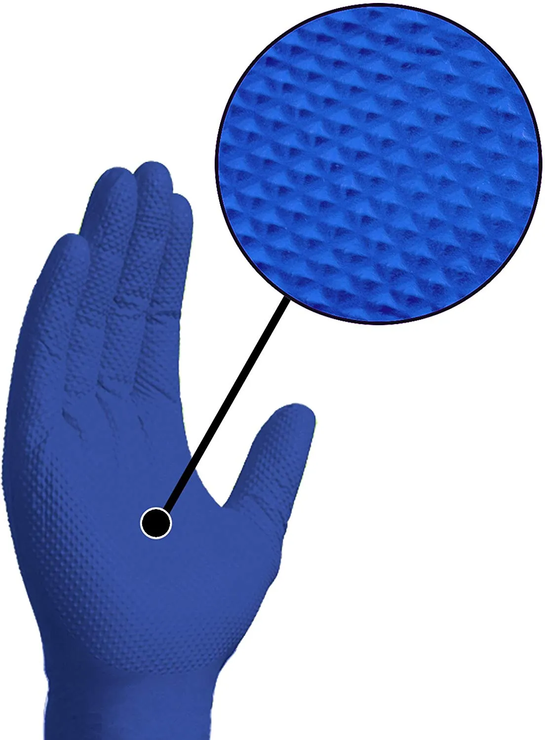 AMMEX® Gloveworks® Heavy Duty Royal Blue Nitrile Gloves