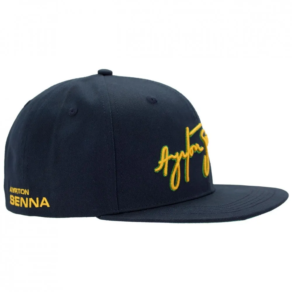 Ayrton Senna Baseball Cap, Adult, Yellow, 2018