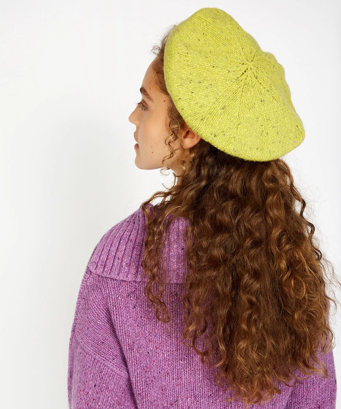 Ballybay Beret Chartreuse