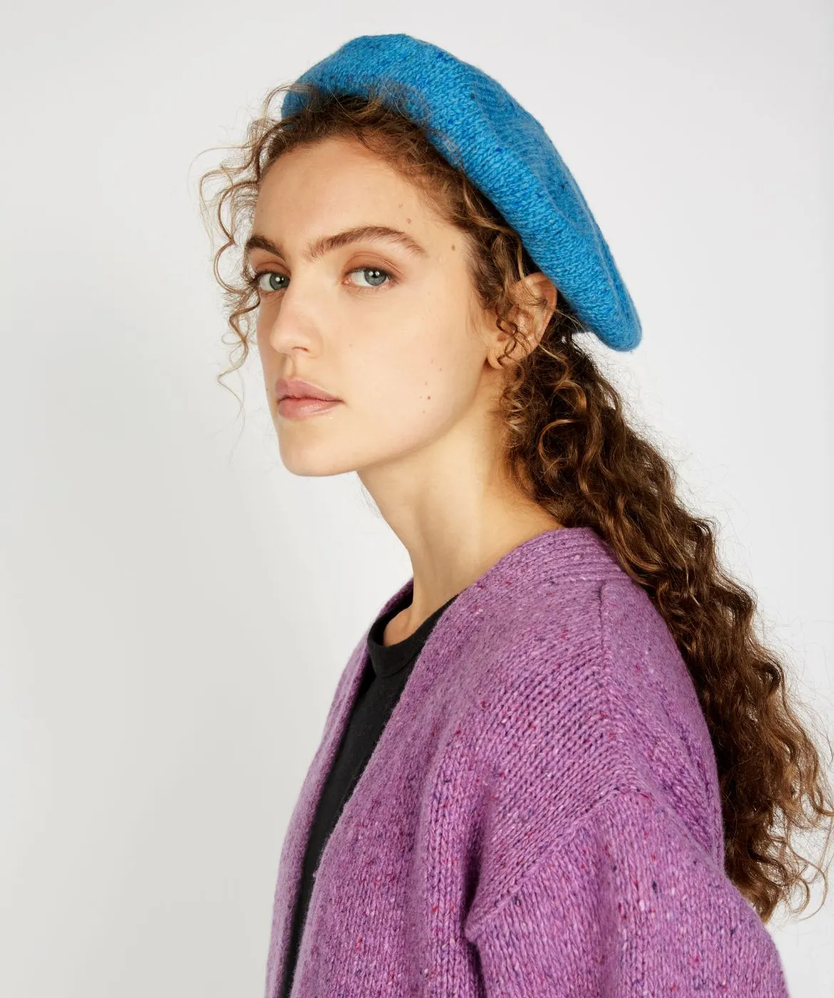 Ballybay Beret Forget-Me-Not Blue