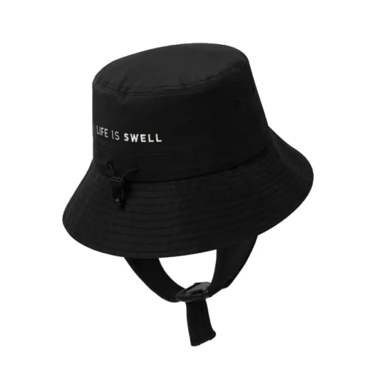 Barrel Swell Surf Bucket Hat-BLACK