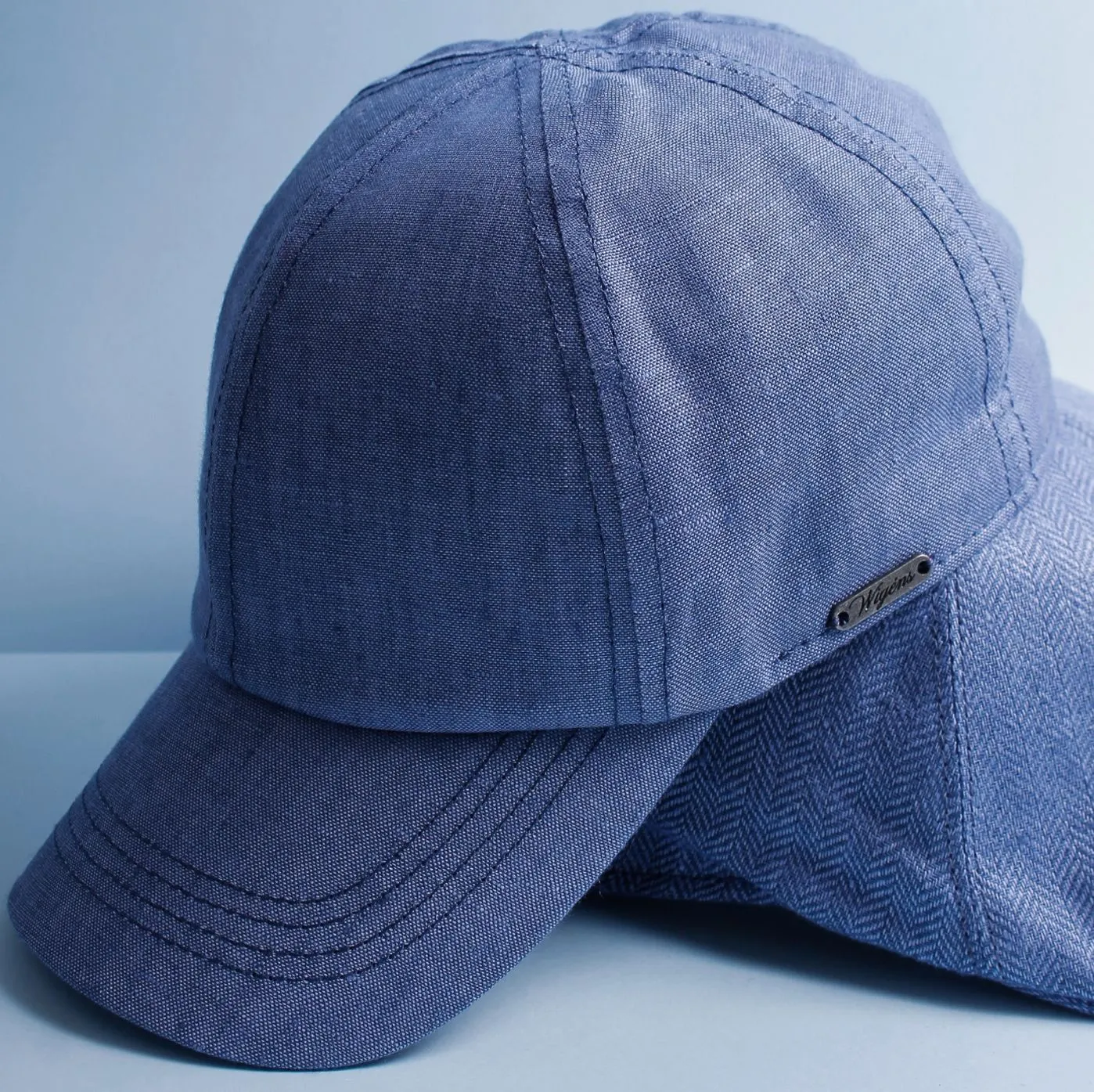 Baseball Classic Cap in Blue Classic Linen (Size 57) by Wigens