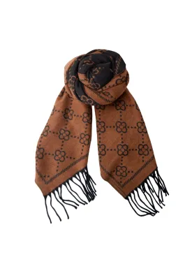 BCFELORA 2-in-1 scarf - Brown/Black