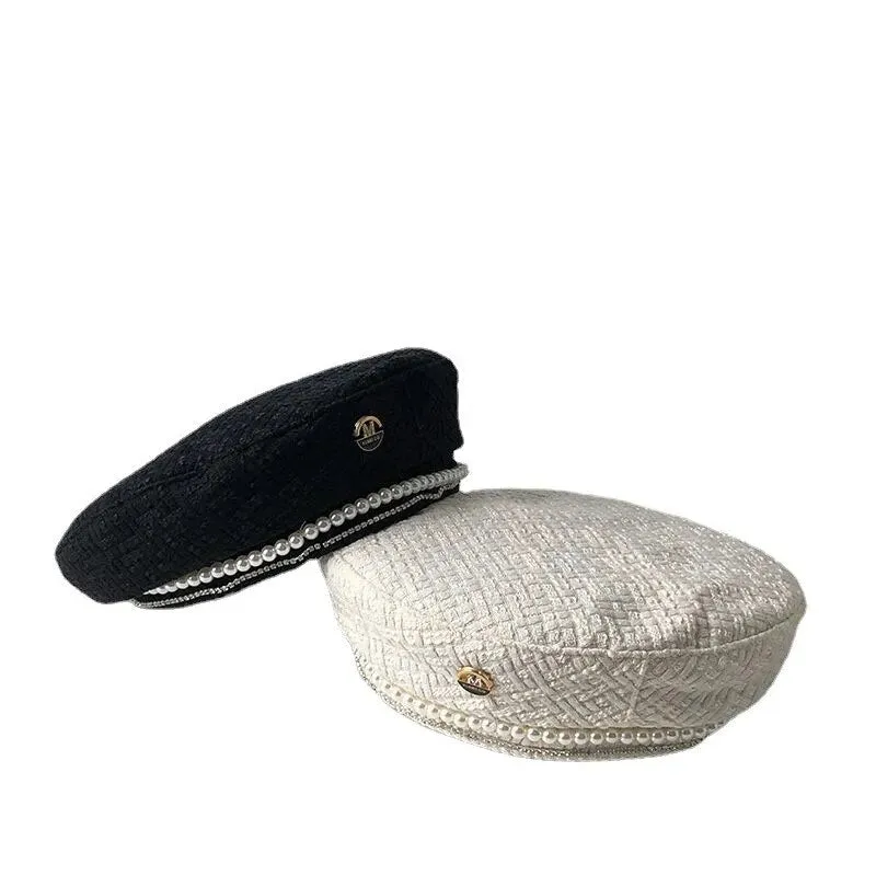 Beret with Pearls