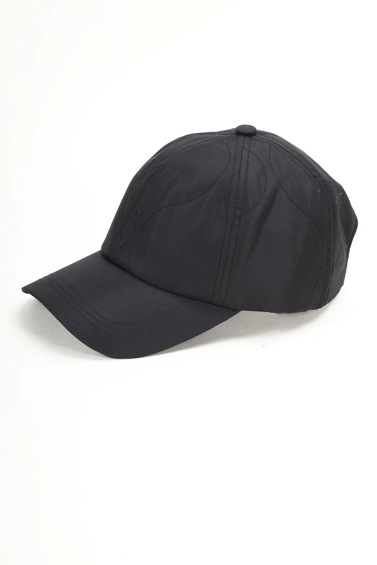 Black Nylon Baseball Cap