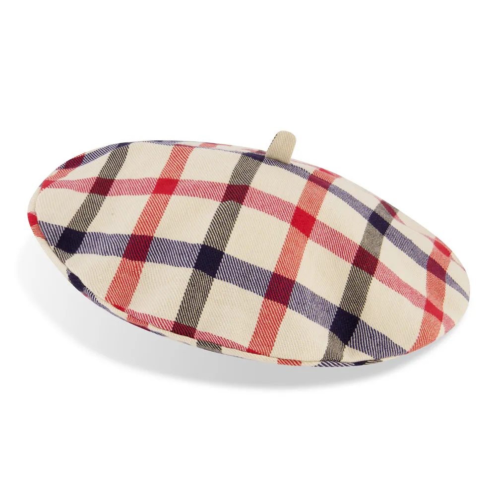 Bliss Beret -- Jackson Check