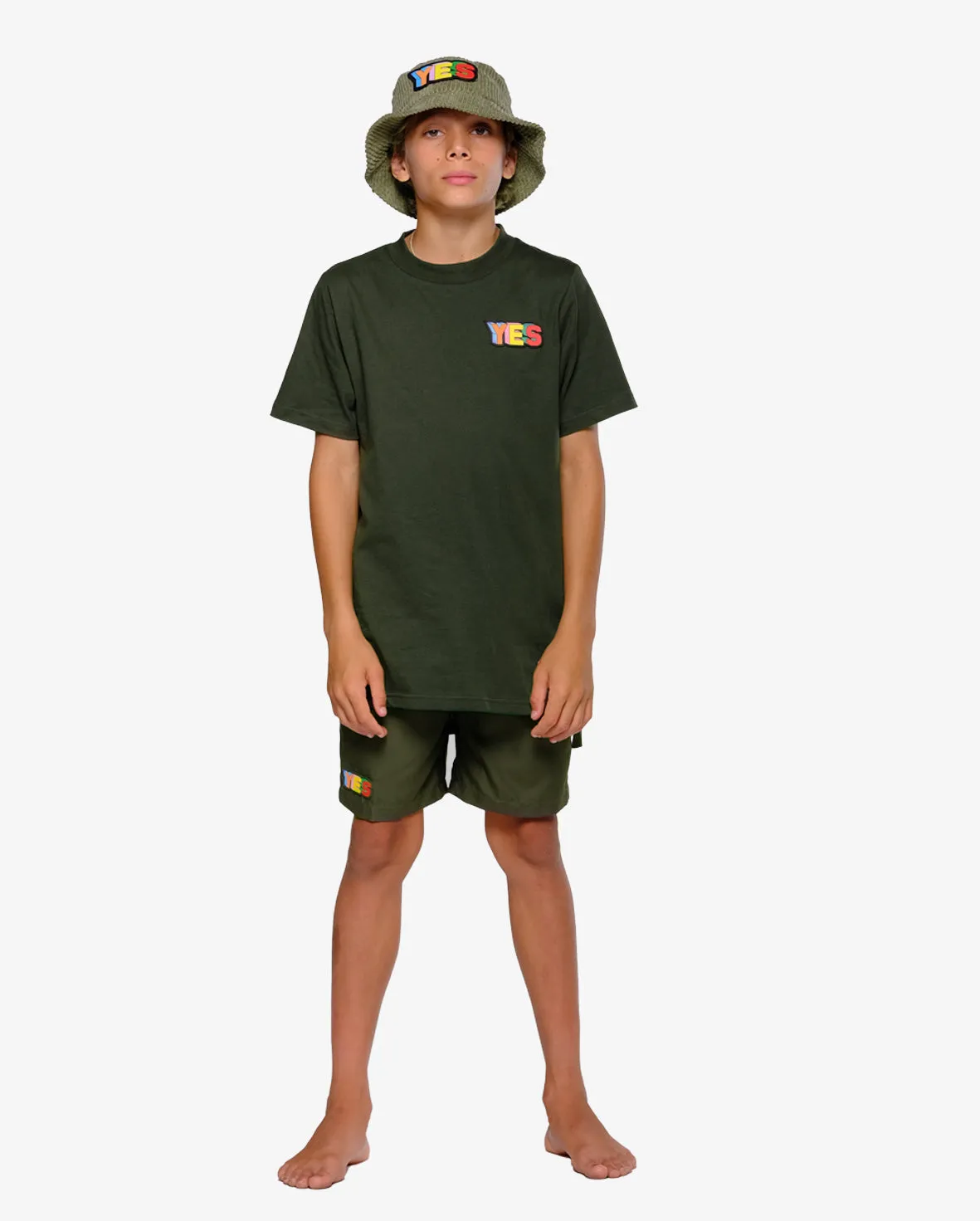 BOB Yes Cord Bucket Hat - Moss Green