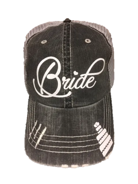 Bride with Cake Trucker Cap CFW002