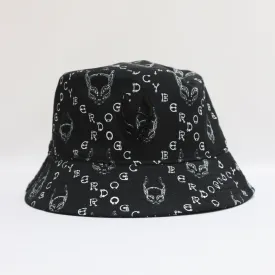 CABLE LOGO BUCKET HAT BLACK / WHITE