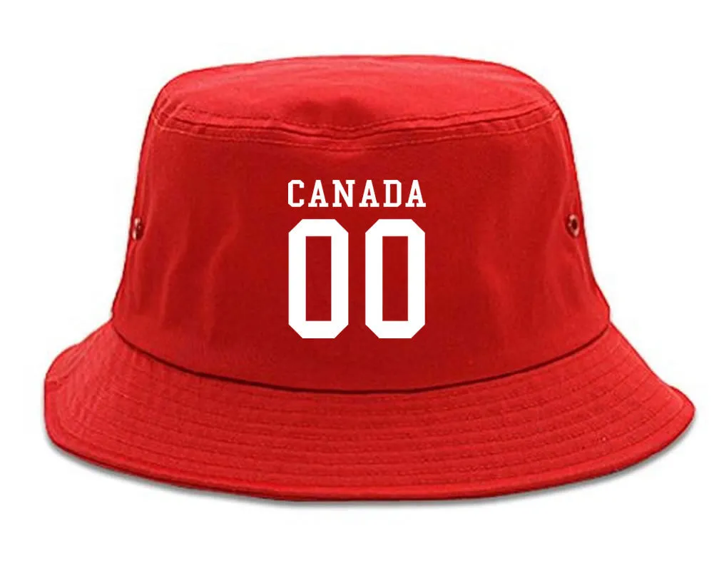 Canada Team 00 Jersey Bucket Hat