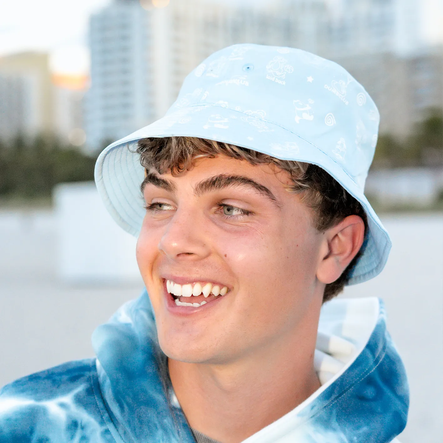 Character Print Bucket Hat