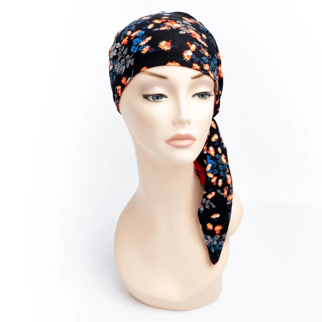 Chemo Headscarf Reversible Jane & Red