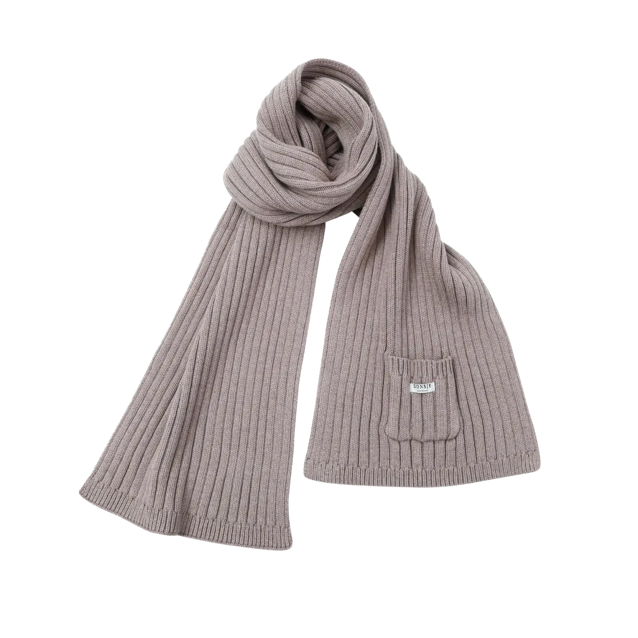 Chen Scarf | Grey Beige Melange