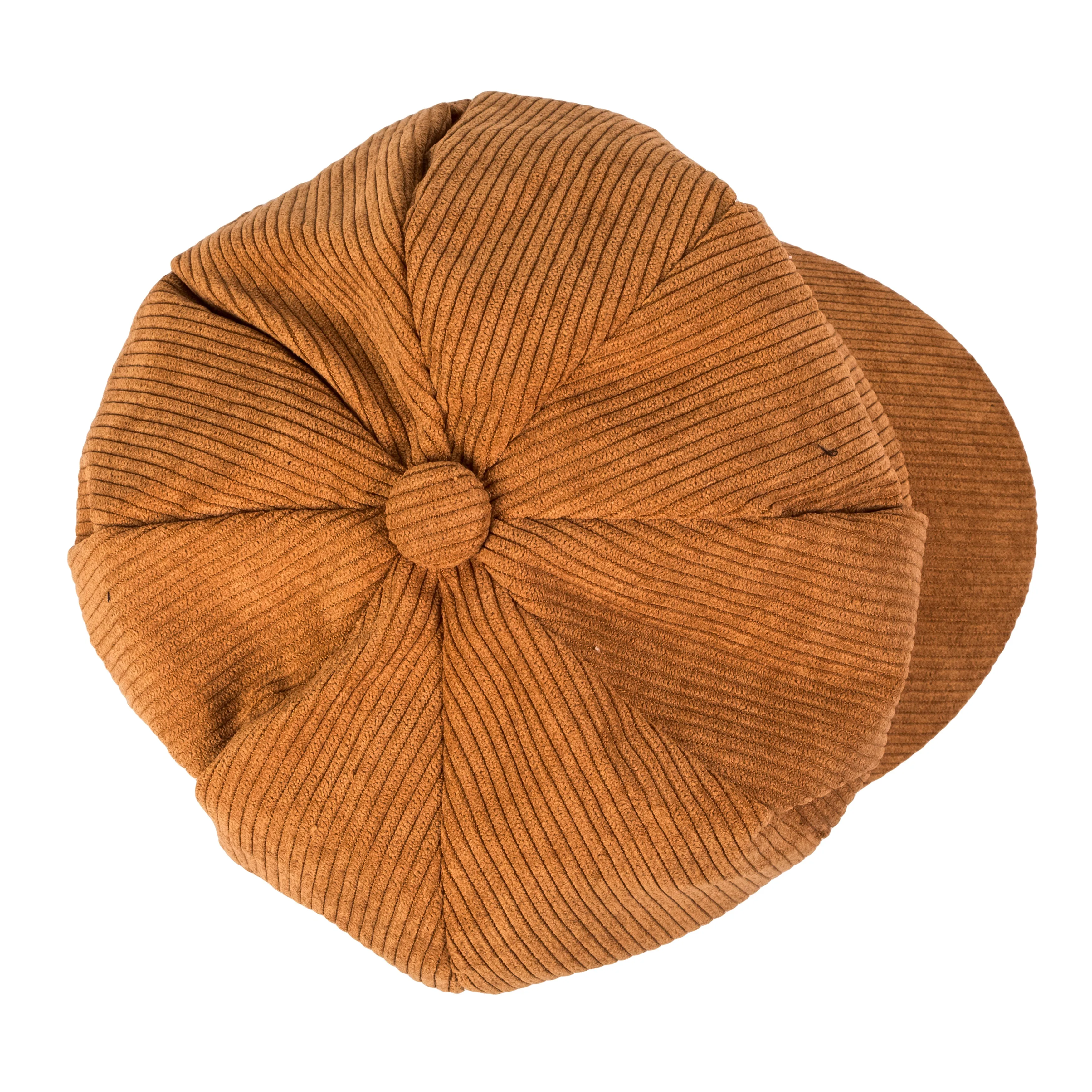 Chokore Corduroy Beret Cap (Brown)