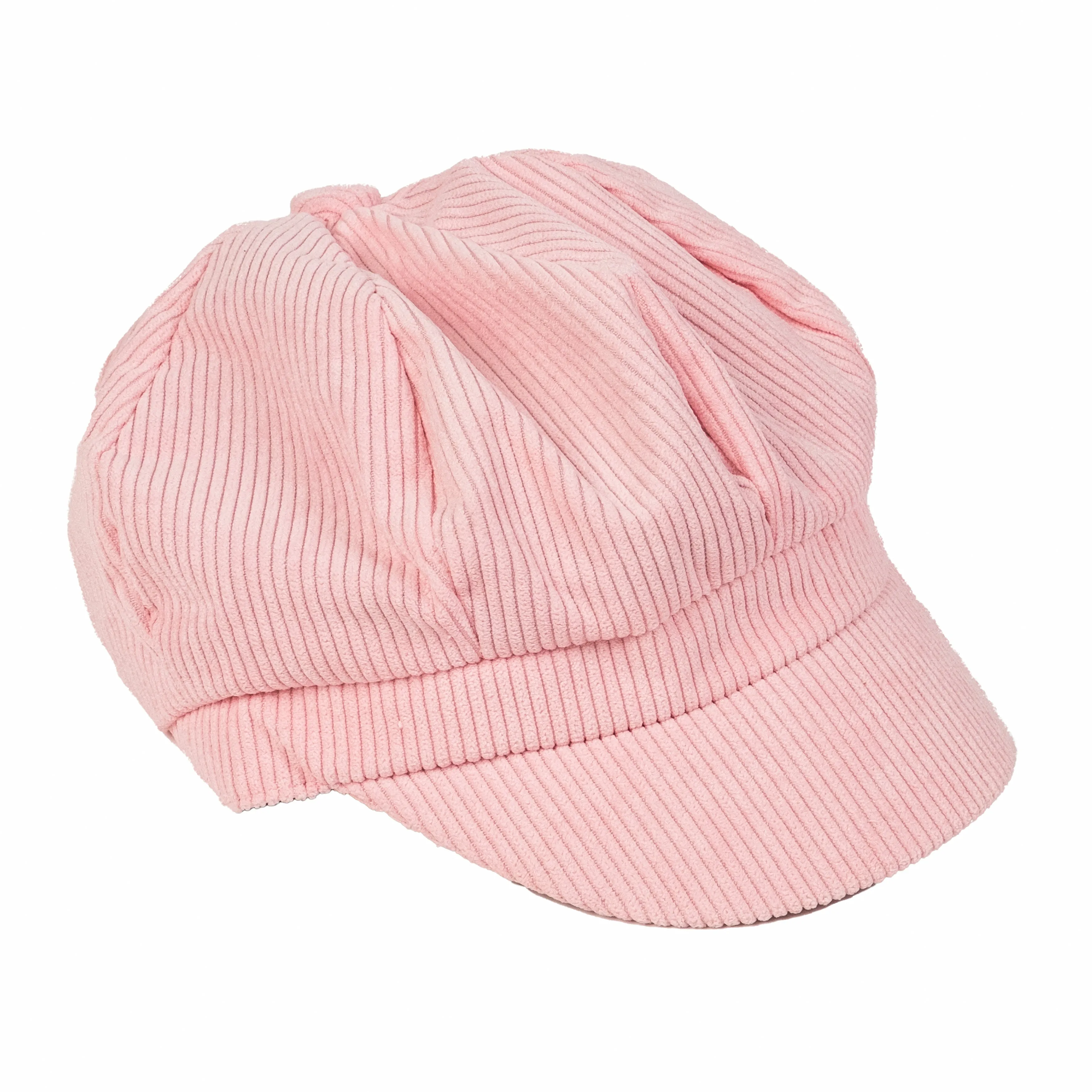 Chokore Corduroy Beret Cap (Pink)