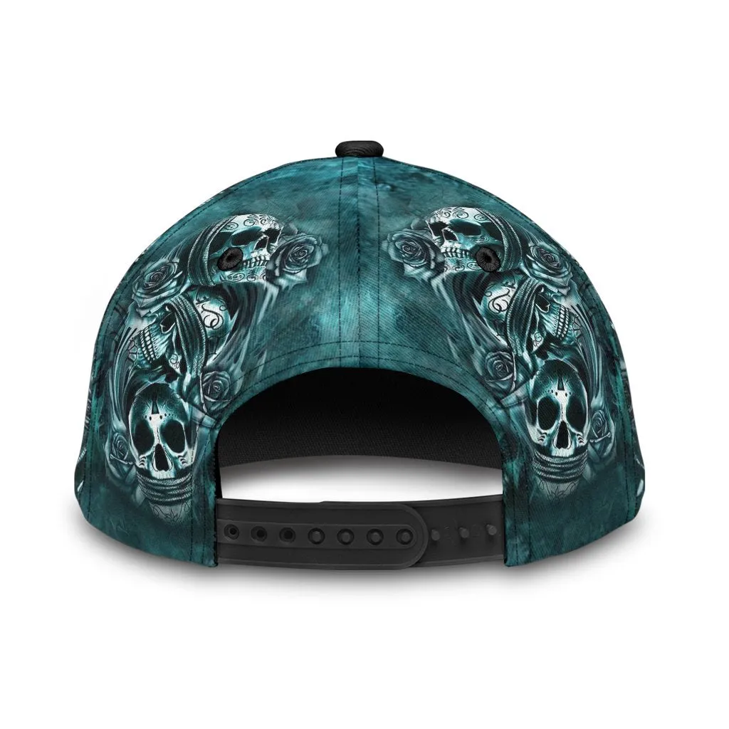 Classic Cap With Skull, Skull Baseball Hat For Men Women, Gift For Skull Lovers