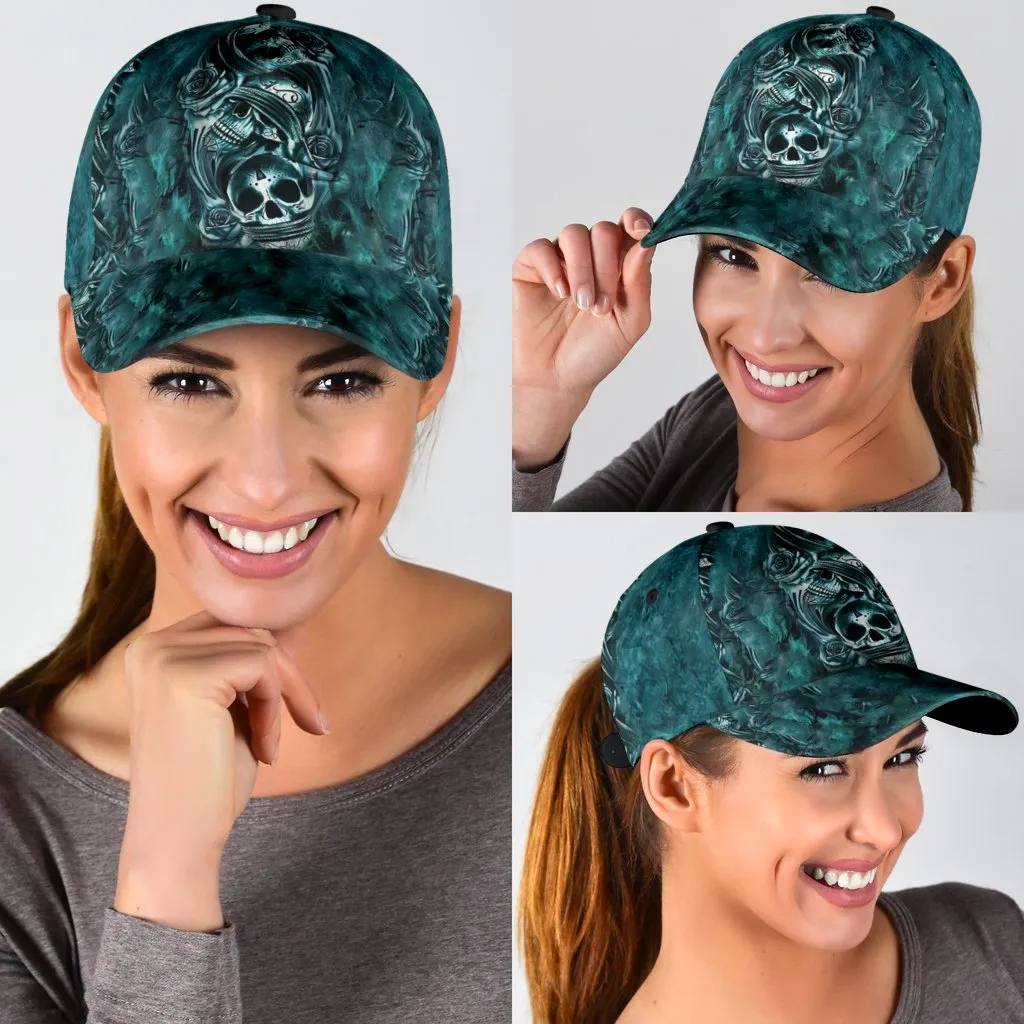 Classic Cap With Skull, Skull Baseball Hat For Men Women, Gift For Skull Lovers