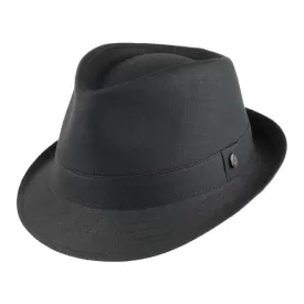 Cotton Trilby Hat - Black