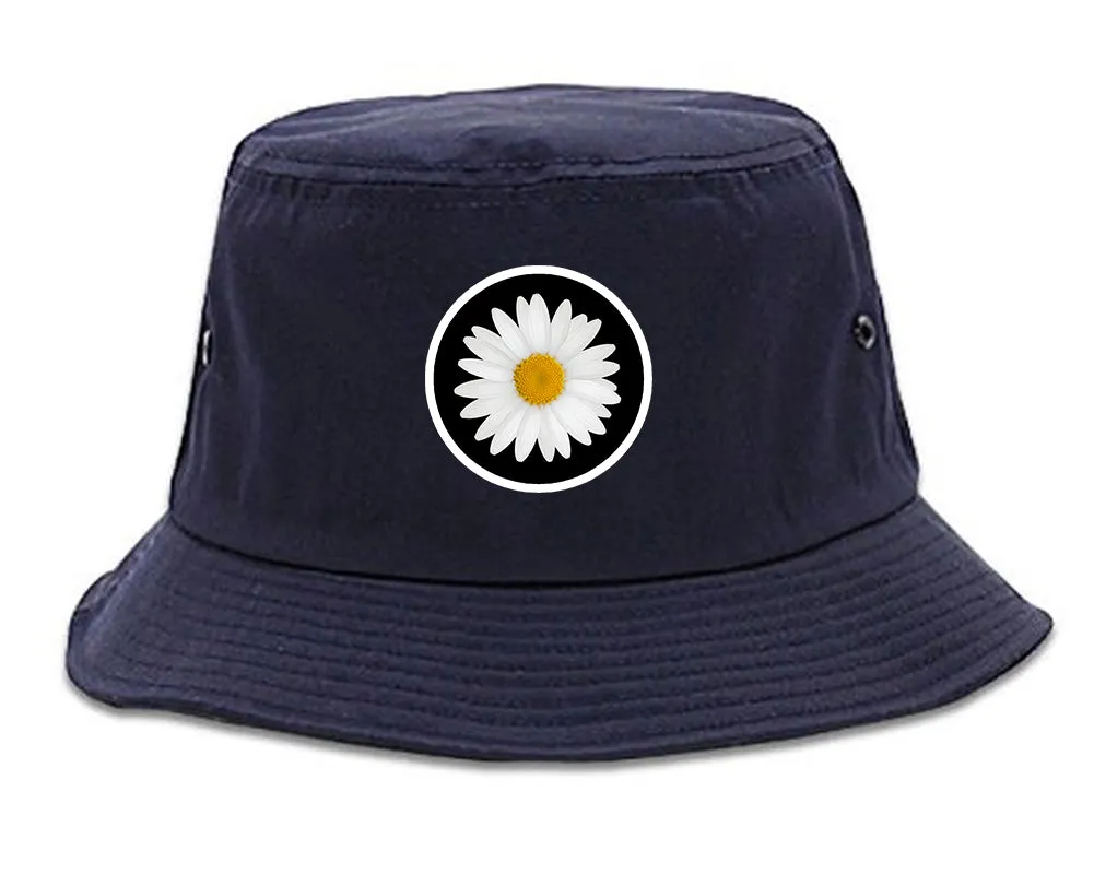 Daisy Flower Chest Mens Bucket Hat