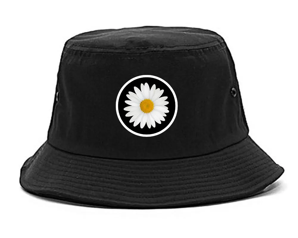 Daisy Flower Chest Mens Bucket Hat