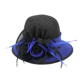 Dressy Hat Church Hat 1920's Gatsby Loop Flax Fabric Hat