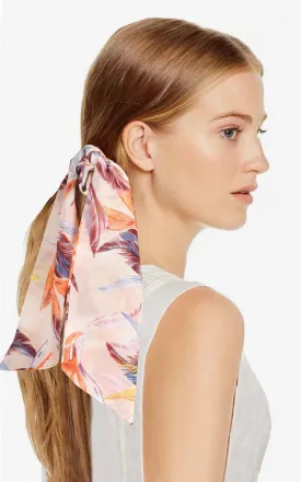 EAH2064 Leaf Print Hair Scarf (12PCS)