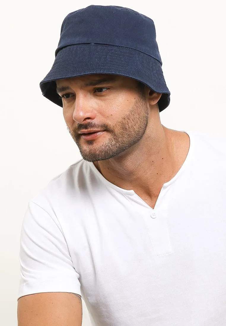 Everyday Cotton Bucket Hat - Navy