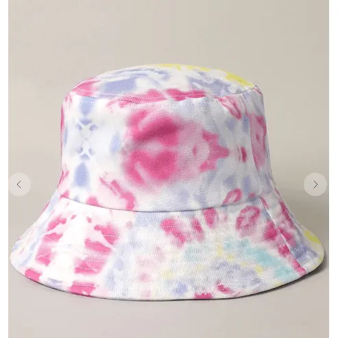 Fisherman Tie-Dye Cotton Bucket Hat