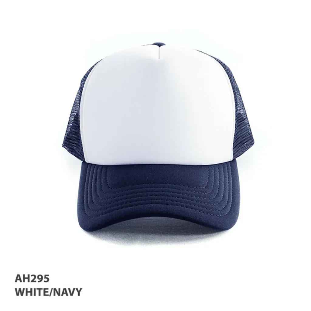 Grace Collection AH295 Polymesh Trucker Cap w/ Logo - 100 QTY