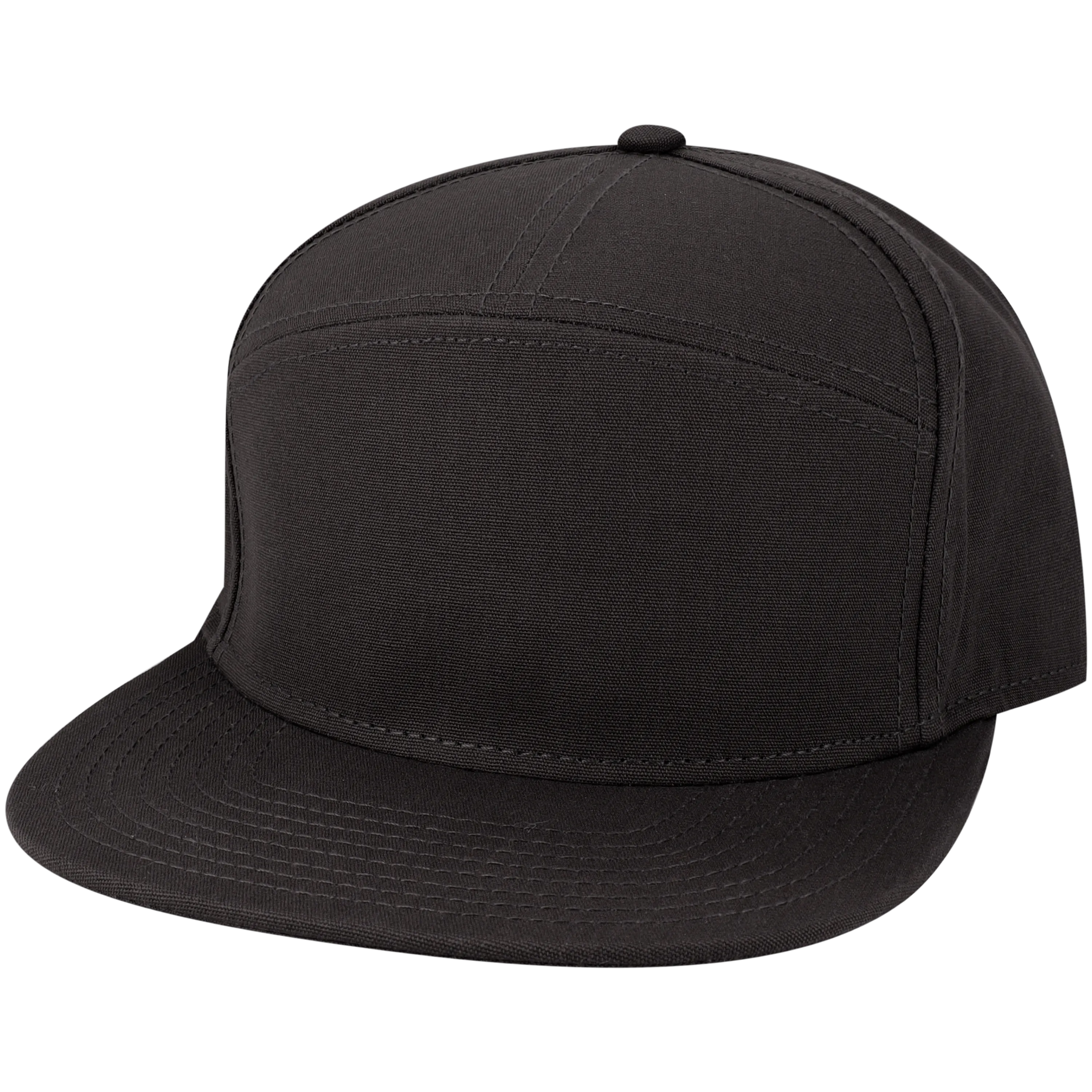 H7FB Hopback 7-Panel Flat Brim Trucker Hat