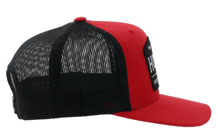 Hooey "Trip" Red Trucker Snapback Hat 2308T-RDBK