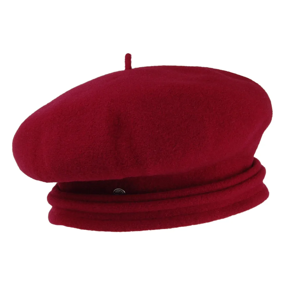 Héritage par Laulhère Hats Chopin Merino Wool Beret - Bordeaux