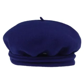 Héritage par Laulhère Hats Chopin Merino Wool Beret - Royal Blue