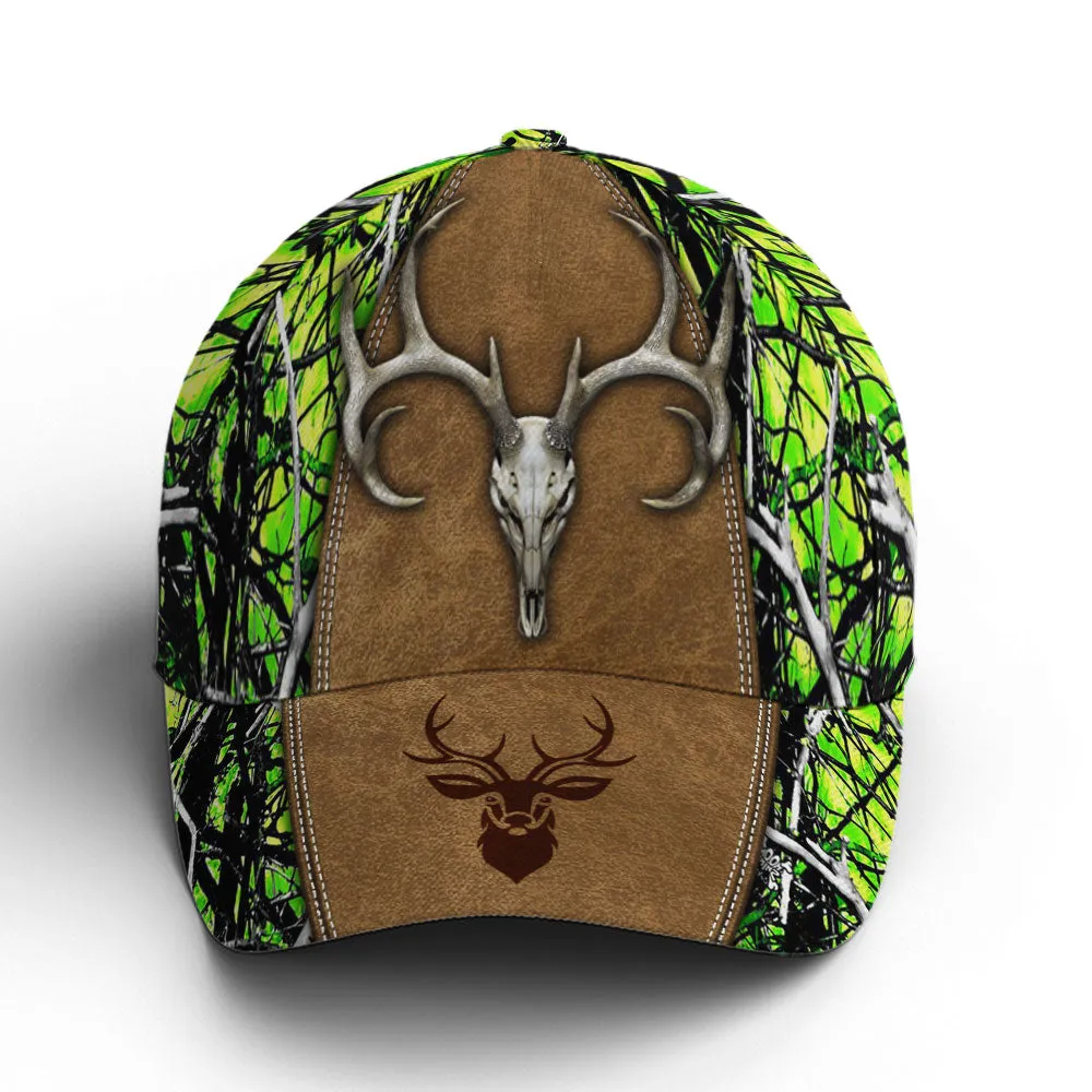 Hunting Camouflage Multicolor Deer Logo Baseball Cap Coolspod