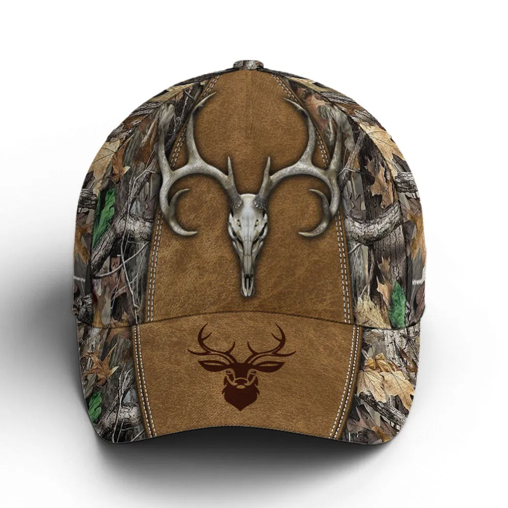 Hunting Camouflage Multicolor Deer Logo Baseball Cap Coolspod