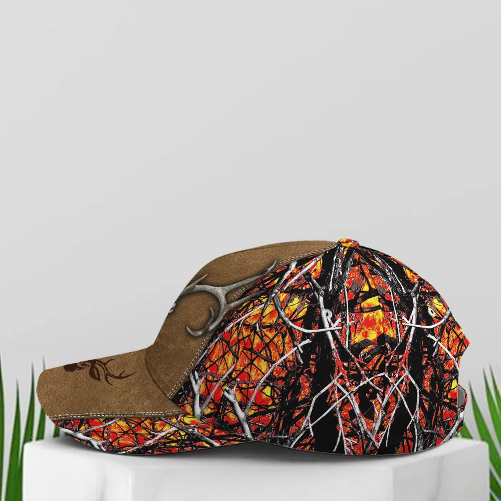 Hunting Camouflage Multicolor Deer Logo Baseball Cap Coolspod