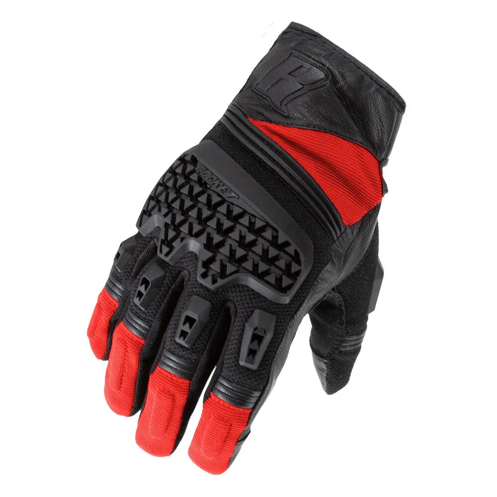 Joe Rocket Tactile Mens Textile Gloves Black/Red