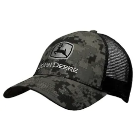 John Deere Men's Logo Digital Camo Cap