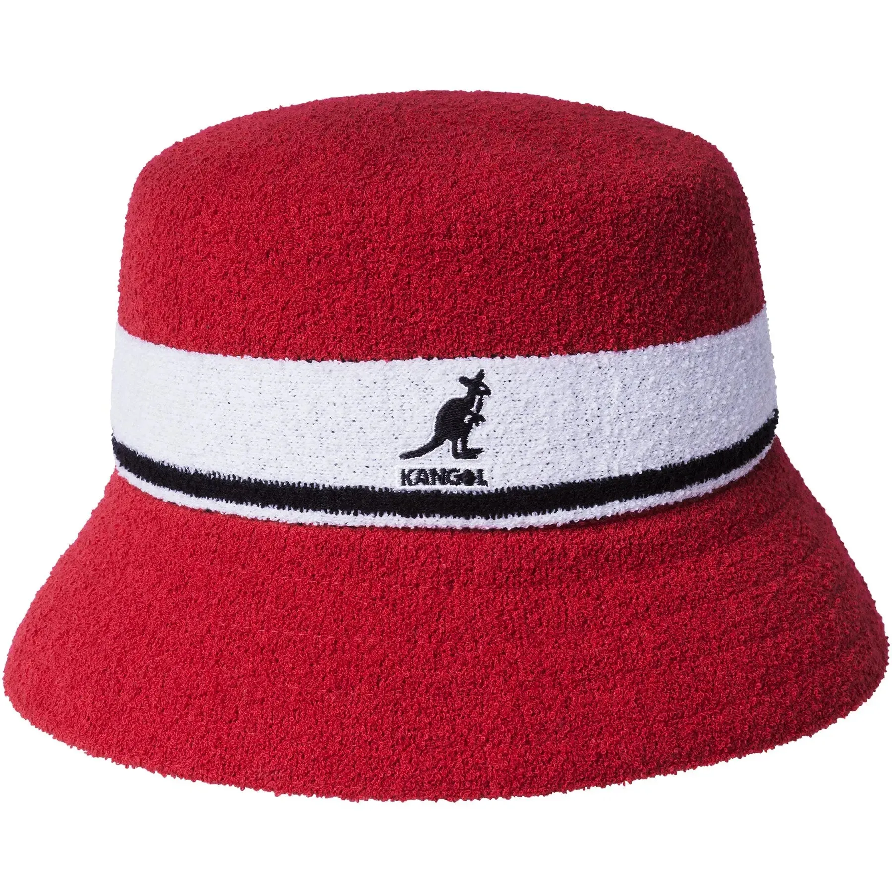 Kangol Bermuda Stripe Textured Bucket Hat