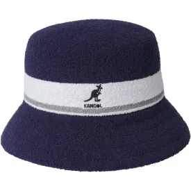 Kangol Bermuda Stripe Textured Bucket Hat