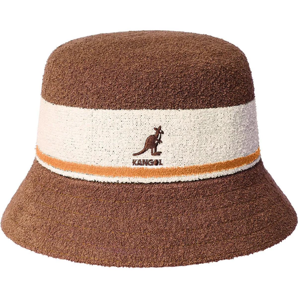 Kangol Bermuda Stripe Textured Bucket Hat