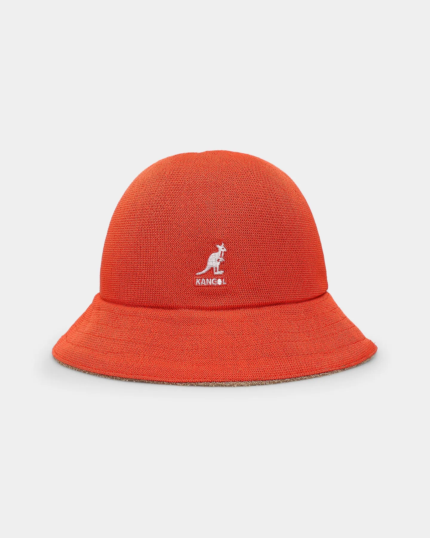 Kangol Flip It Reverse Casual Bucket Hat Oat/Cherry Glow