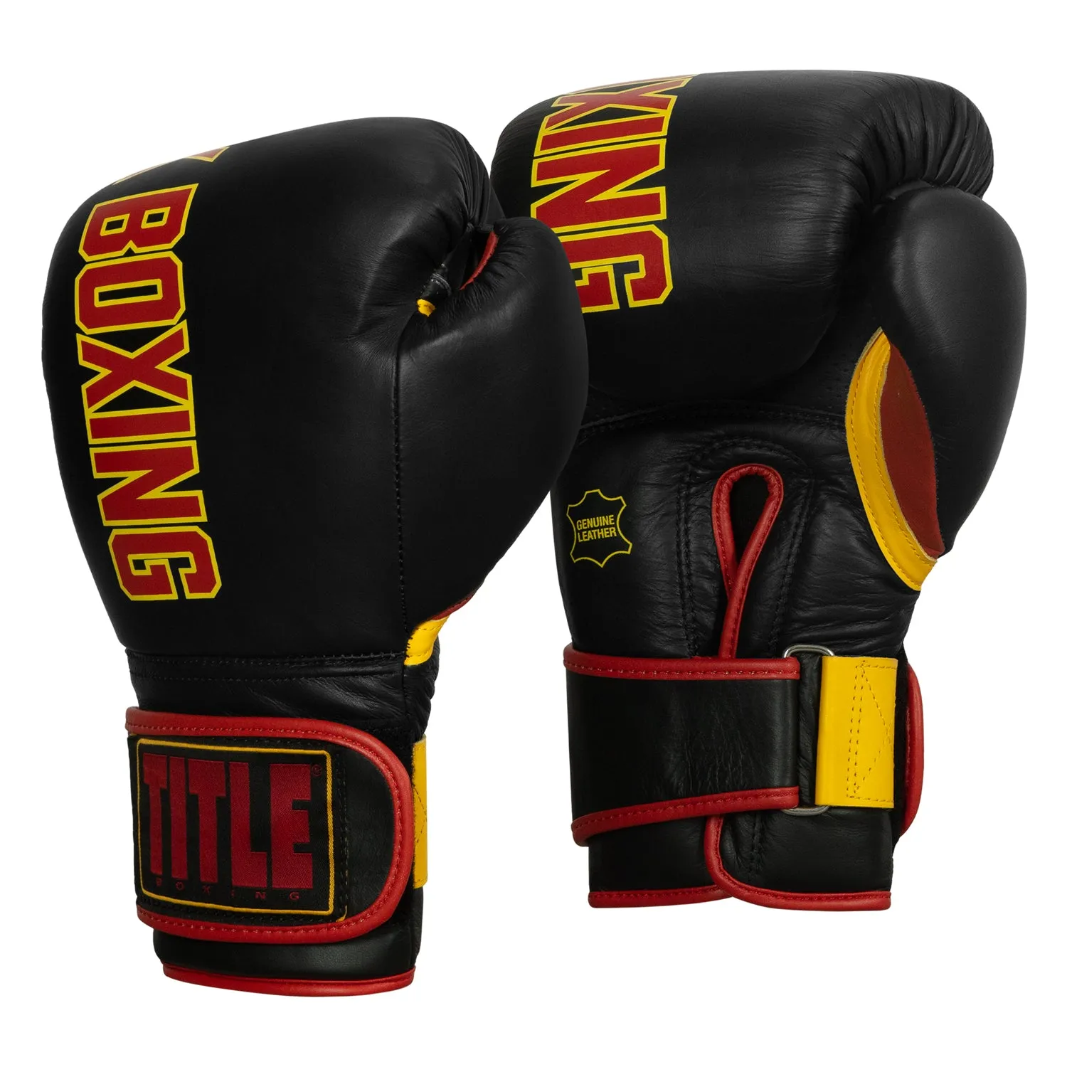 KRONK Boxing Gym Leather Bag Gloves