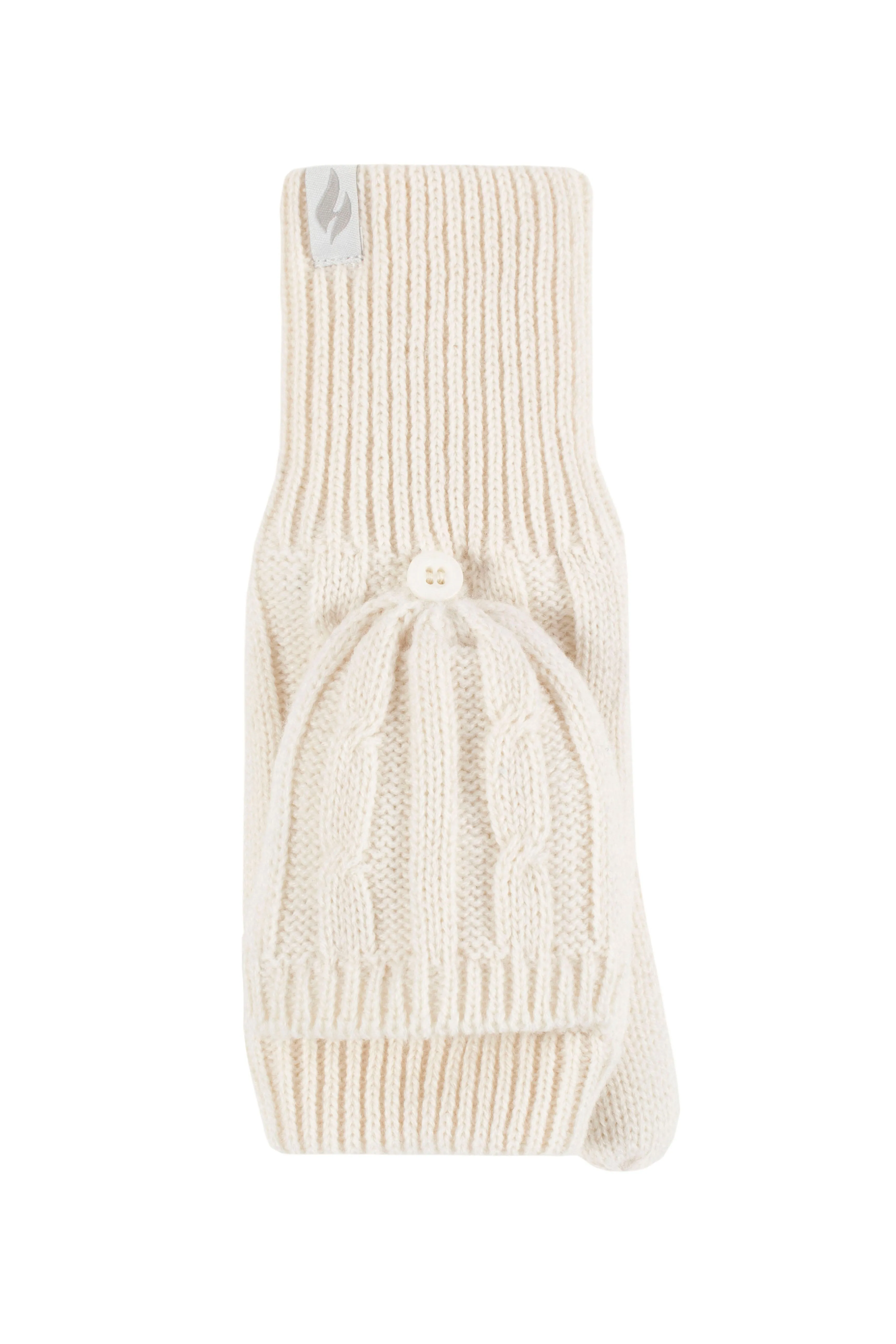 Ladies Ash Converter Mittens - Cream